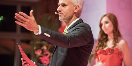 Klaus Hermann als Moderator